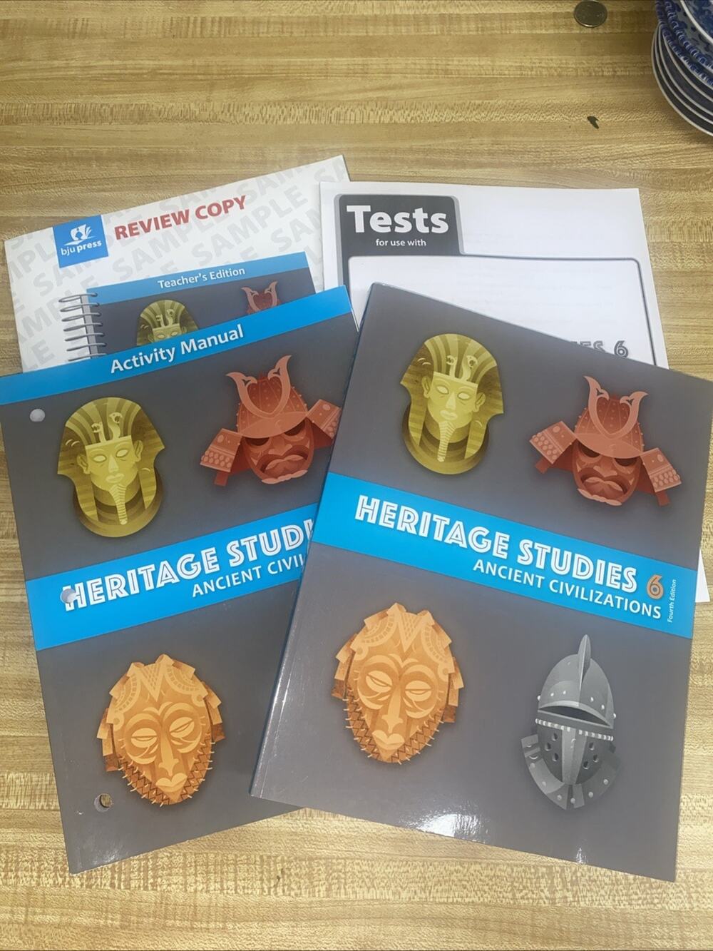 BJU Press Heritage Studies 6 4th Edition Ancient Civilizations Kit- New 4 Books